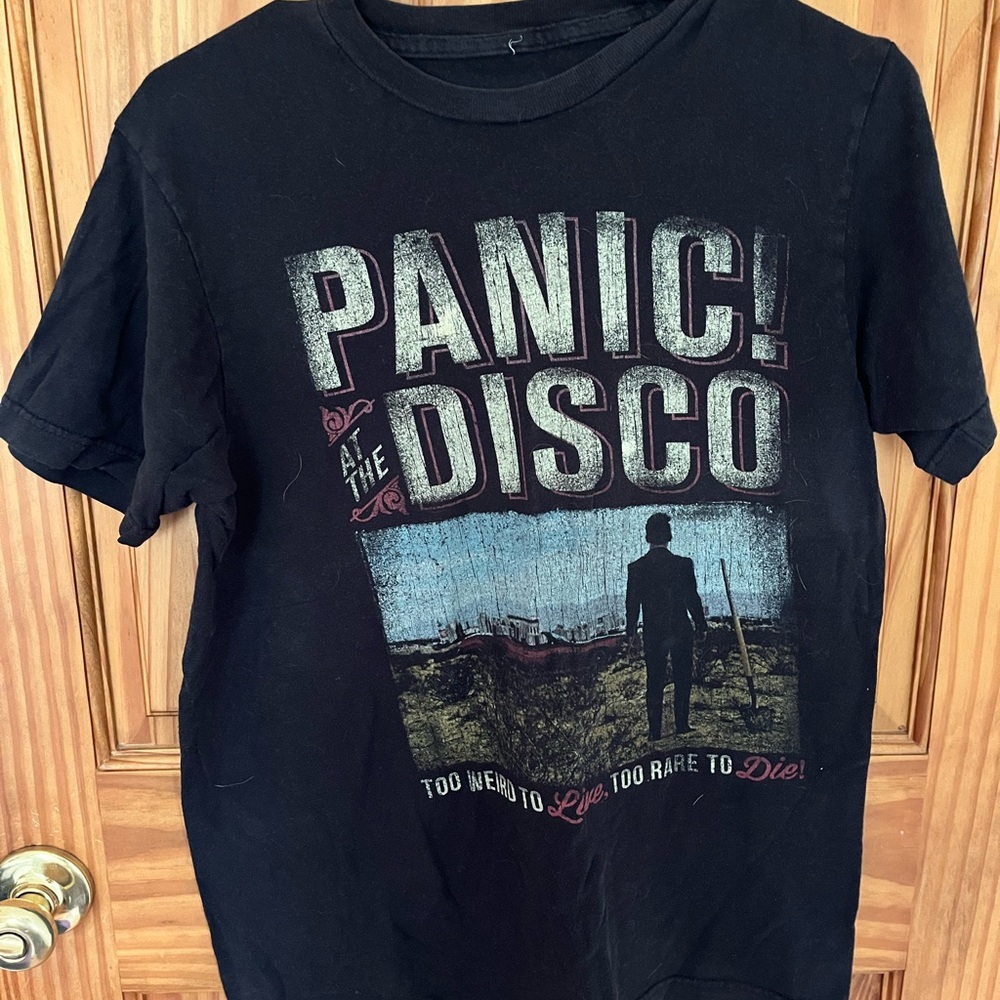 Panic at the disco Black Graphic Tee
